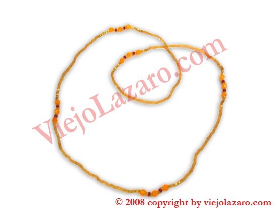 Oshun Necklace fine Ibu Akuaro