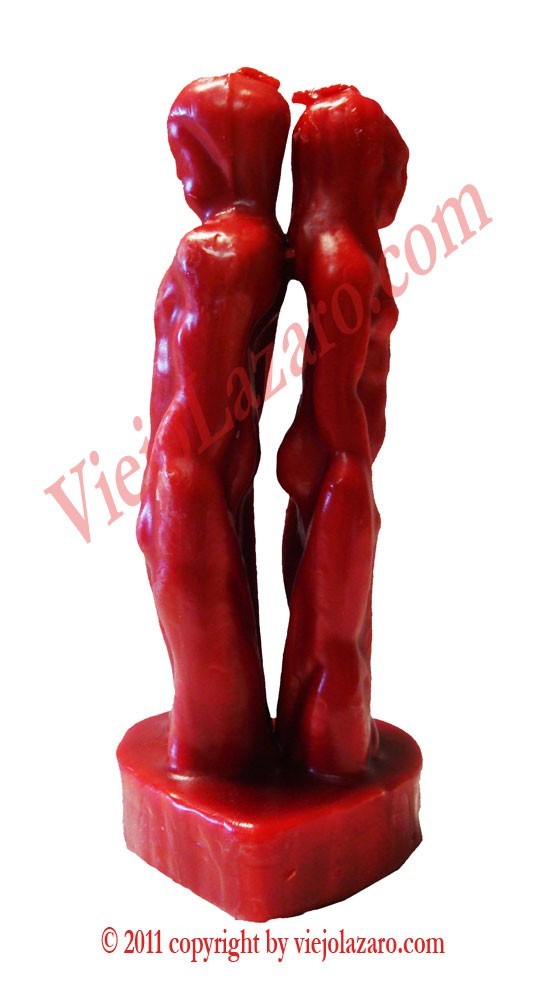 Red Candle of Man and WomanSeparate