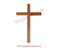 Wooden Crucifix Cedar 3