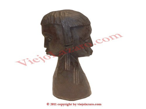 Woode Elegua with 2 Faces