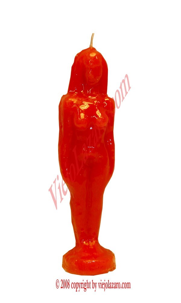Red Candle of Woman