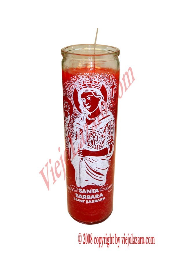 Candle Saint Barbara (7 days)