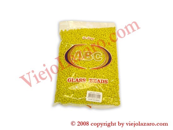 Glass Beads - Yellow
