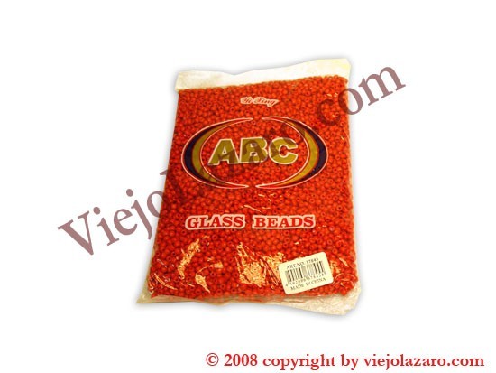 Glass Beads Red