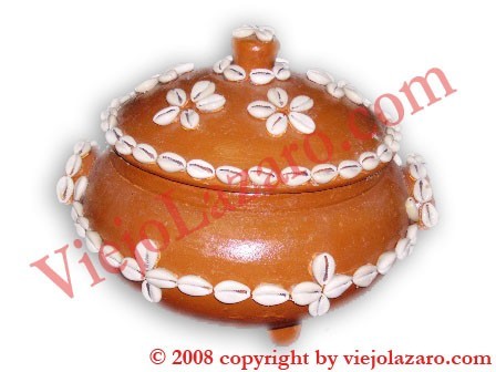 Earthen Container for San Lazaro 2 (Babalu Aye)