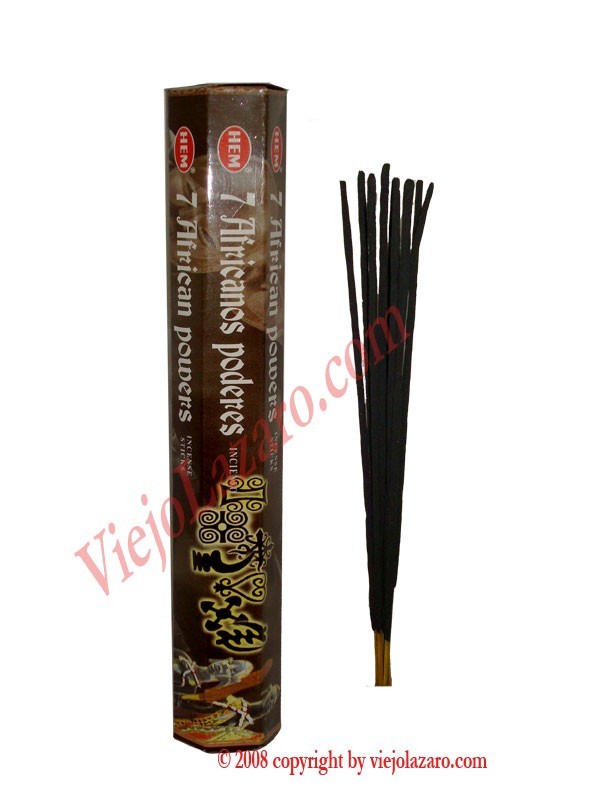 7 African Powers Incense Sticks 