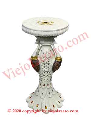 Obatala Peacock Pedestal